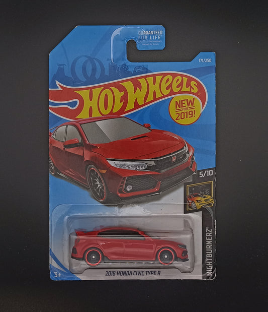 Hot Wheels 2018 Honda Civic Type R