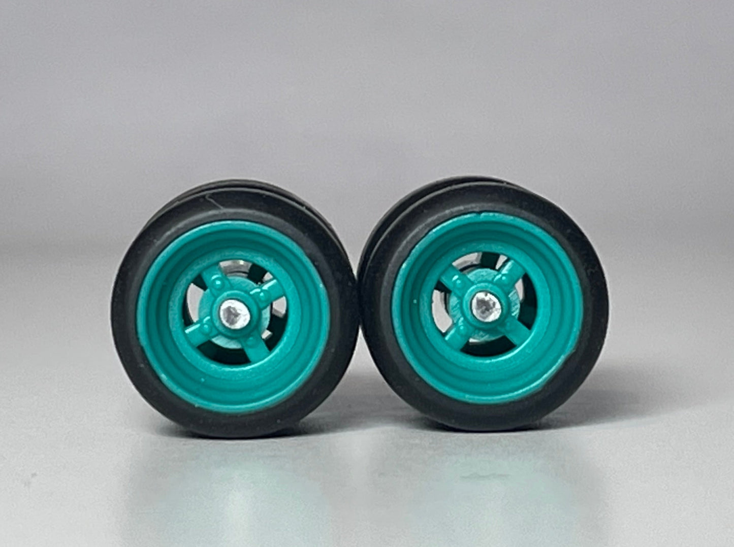 Green 4 Spoke Real Rider Wheels