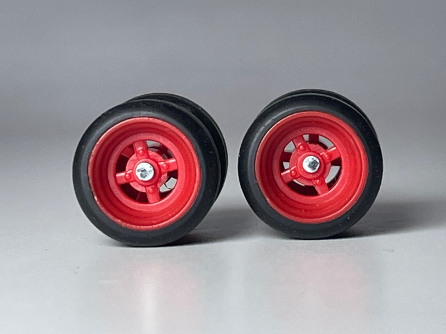 Red 4 Spoke Real Rider Wheels