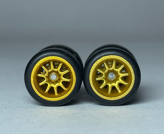 Matte Gold 10 Spoke Real Rider Wheels