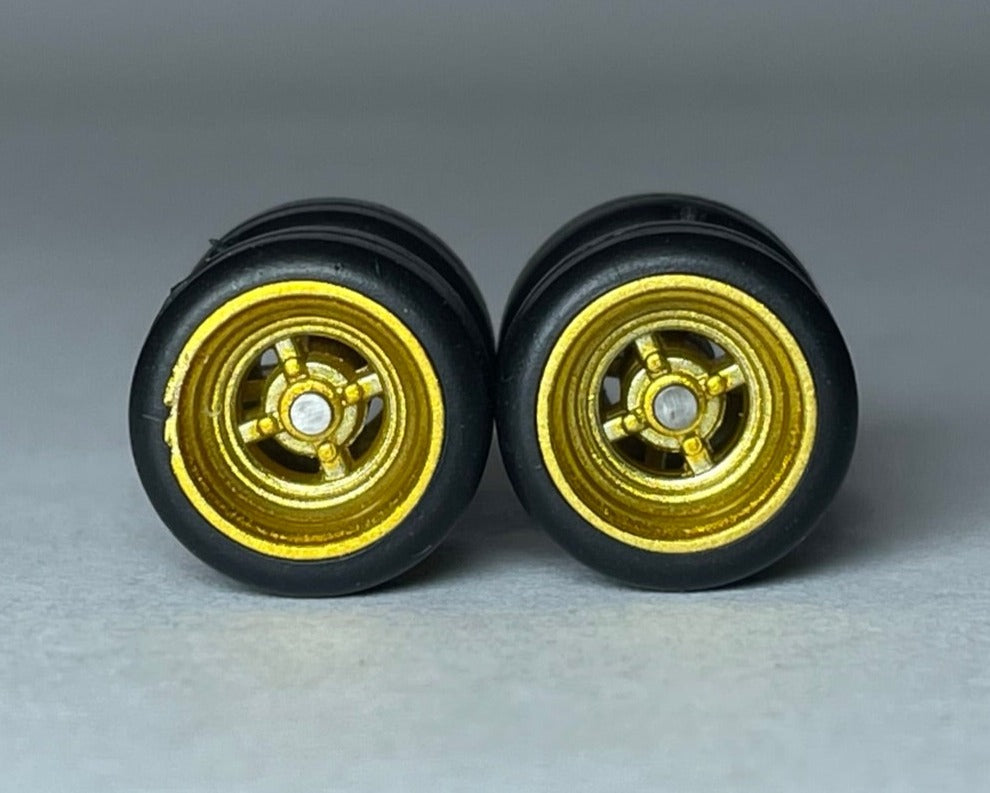 Matte Gold 4 Spoke Real Rider Wheels